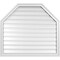 Ekena Millwork Octagonal Top Surface Mount PVC Gable Vent w/ 2"W x 1-1/2"P Brickmould Frame, 38"W x 34"H GVPOT38X3402SF - alternate 1
